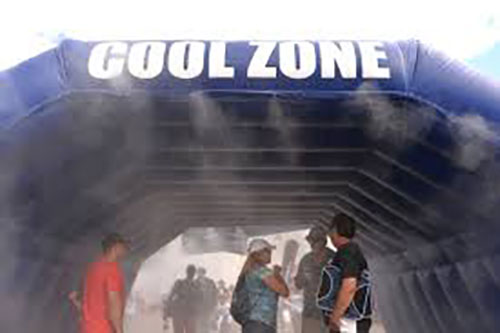 Cool Zone Inflatable Misting system